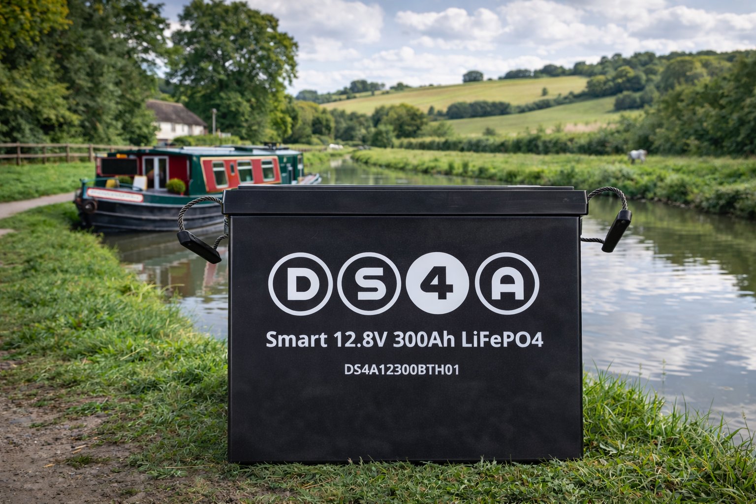 DS4A Smart LiFePO4 Battery on canal boat